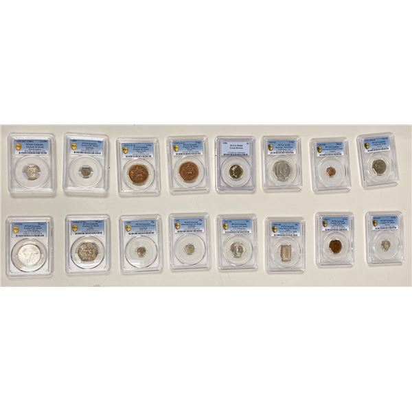 WORLDWIDE: Asia & Europe, LOT of 16 coins