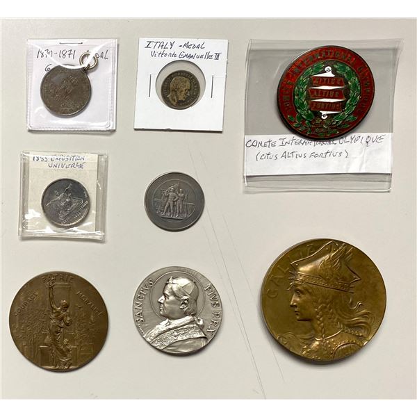WORLDWIDE: Various, LOT of 6 medals