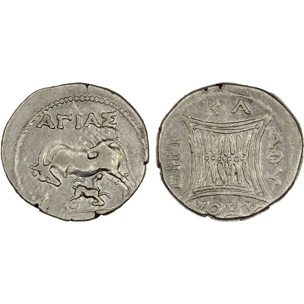 APOLLONIA: ca. 200-80 BC, AR drachm (3.31g), VF-XF