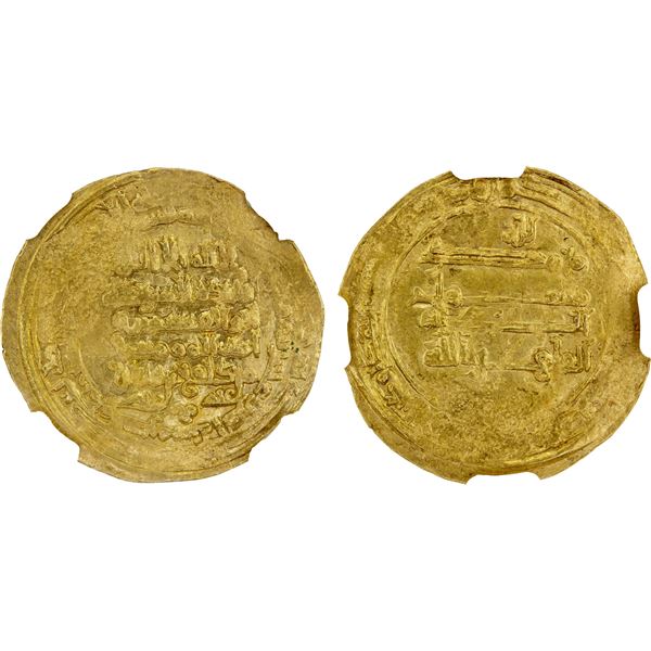 ZIYARID: Mardawij, 927-935, AV dinar (3.88g), Mah al-Basra, AH322, NGC MS62
