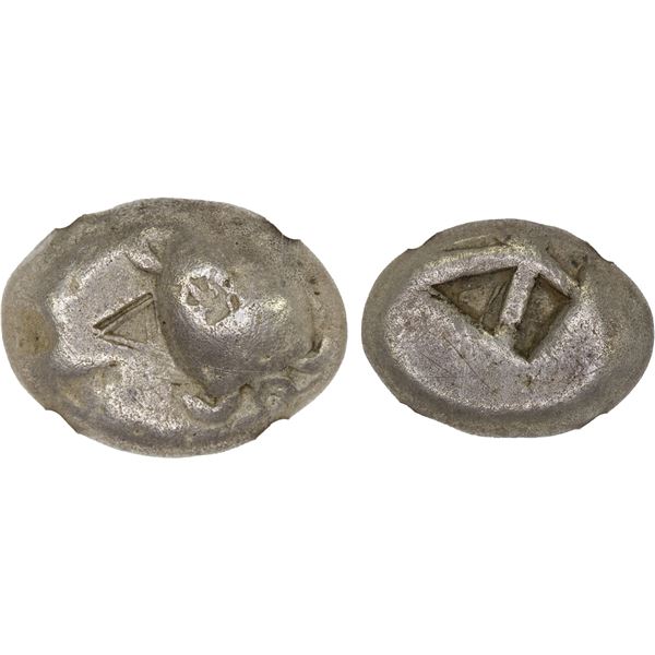 AEGINA: AR stater (12.07g), ca. 525-480 BC, NGC Fine