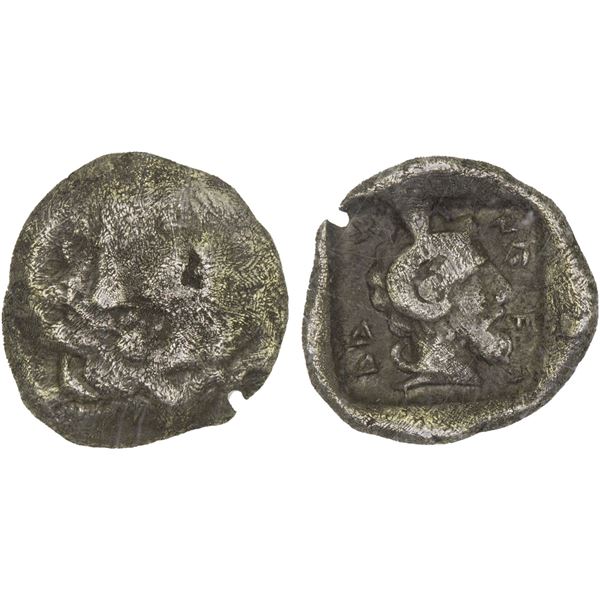 LYCIAN DYNASTS: Ddenewele, ca. 420/10-400 BC, AR obol (0.56g), PCGS VF