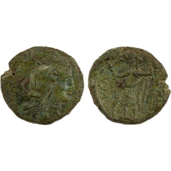 SICILY: Hybla Megala, under Roman rule, AE21, ca. 2nd century BC, XF