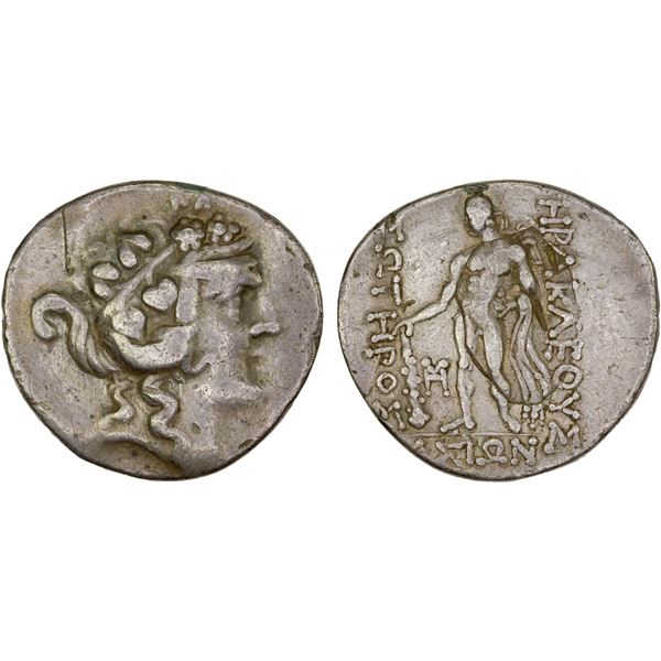 THASOS: Anonymous, after 148 BC, AR tetradrachm (15.37g), F-VF