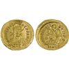 Image 1 : ROMAN EMPIRE: Theodosius II, 402-450 AD, AV solidus (4.27g), Constantinople, 441-450, VF-XF