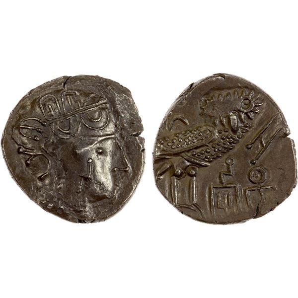 ARABIA: SABAEAN: Anonymous, ca. 3rd-2nd century BC, AR unit (5.07g), choice XF