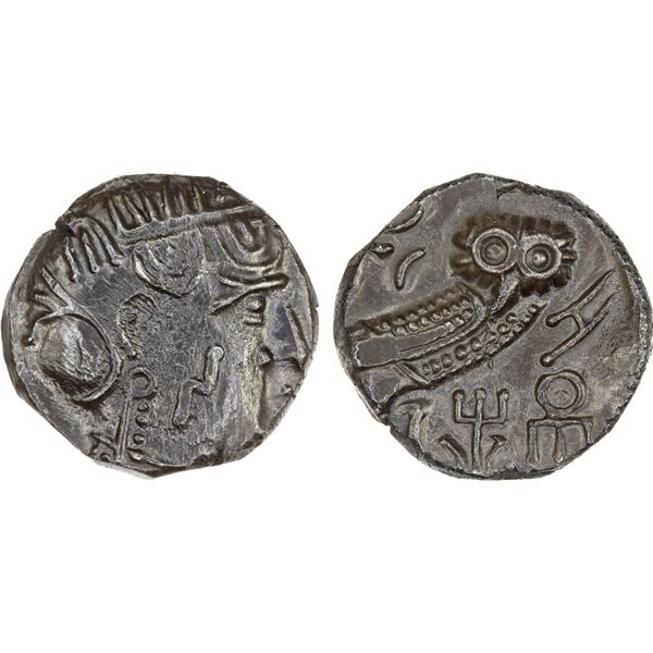 ARABIA: SABAEAN: Anonymous, ca. 3rd-2nd century BC, AR unit (5.07g), choice XF