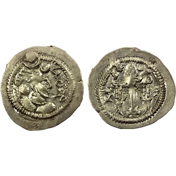 HEPHTHALITE: Anonymous, ca. 486-490+, AR drachm (3.56g), XF-AU