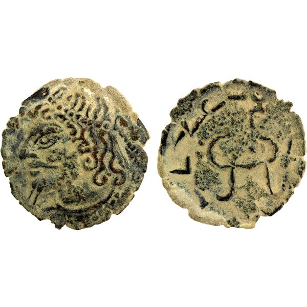 CHACH: Anonymous, 4th/6th century, AE cash (2.31g), VF-XF