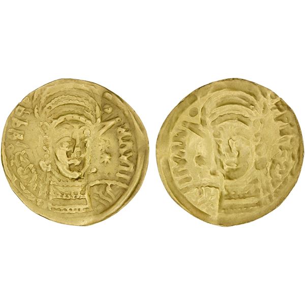 UMAYYAD: Anonymous, 7th/10th century, AV burial piece (0.54g), VF-XF