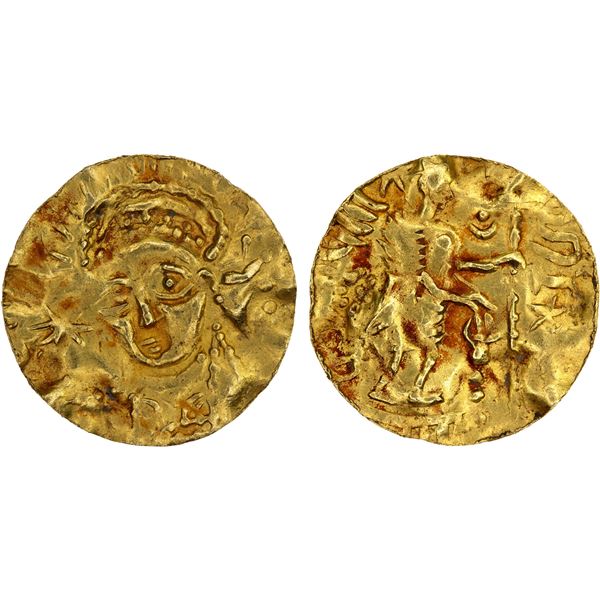UMAYYAD/ABBASID: AV burial piece (0.75g), VF-XF