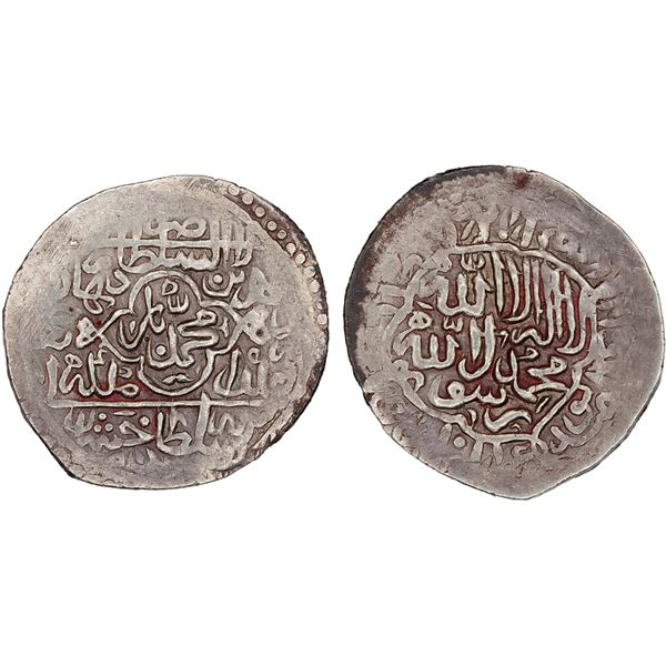 MUGHAL: Babur, 1526-1530, AR shahrukhi (4.63g), Badakhshan, AH9(29), VF-XF