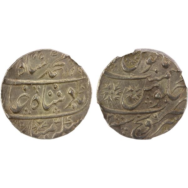 MUGHAL: Muhammad Shah, 1719-1748, AR rupee, Sironj, AH1159 year 29, NGC MS61