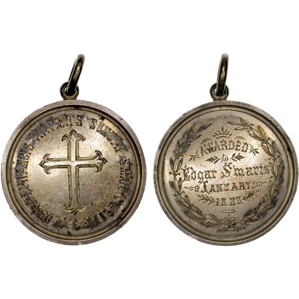 BRITISH INDIA: AR medal (26.68g), 1888, XF