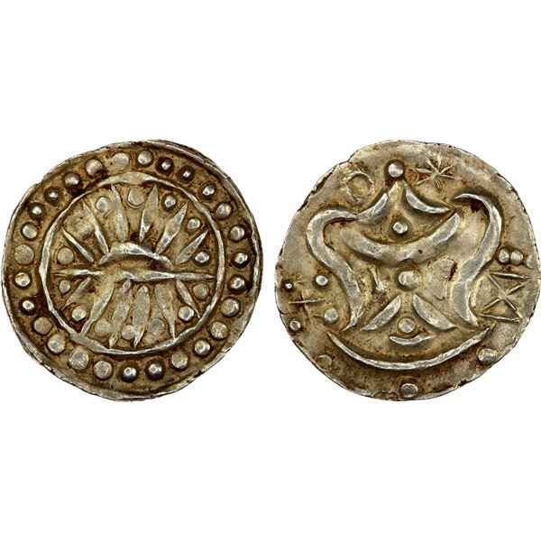 BURMESE KINGDOMS: Halin, AR unit (9.43g), ca. 6th-7th centuries, XF