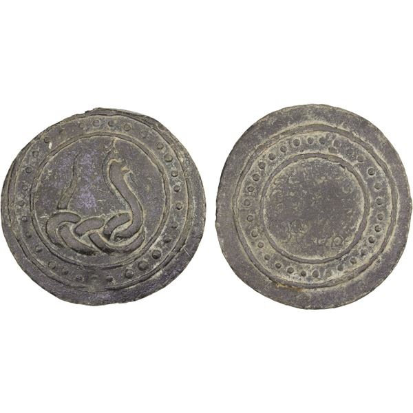 TENASSERIM-PEGU: Anonymous, 17th/18th century, lead weight (200.19g), VF-XF