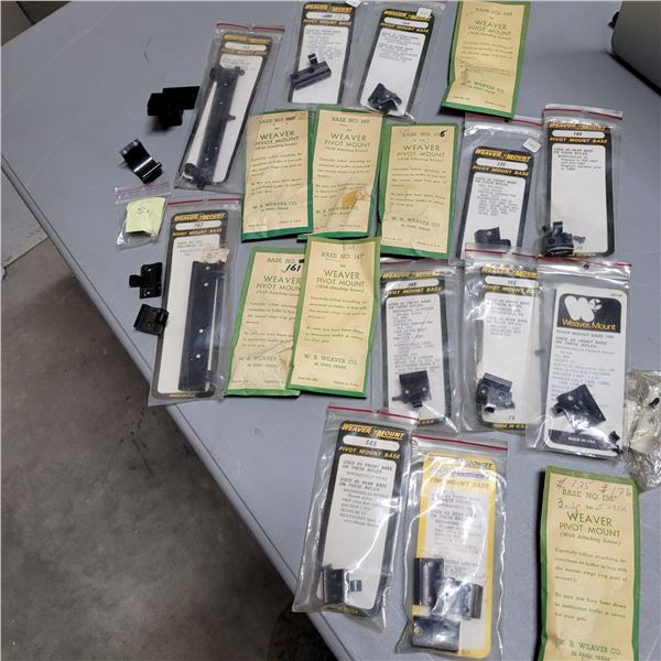 Assorted Lot of Weaver Tip Off Mounts