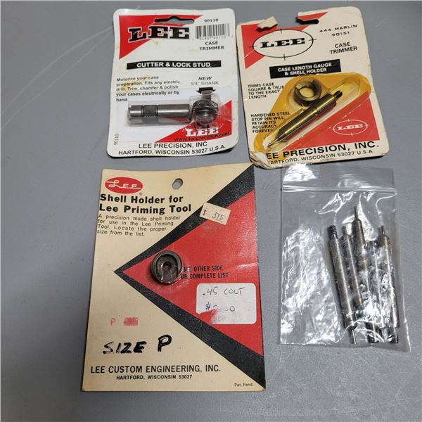 Assorted Lot of Lee Cutter and Lock Stud, Shell Holder and case Length gages
