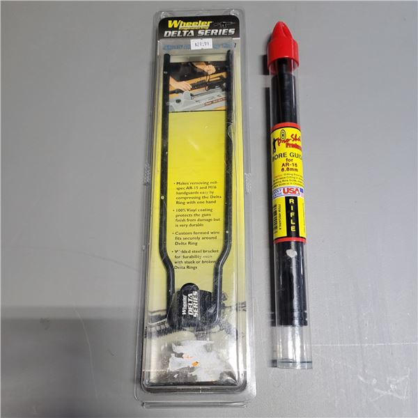 Wheeler AR-15 Delta ring Tool & Pro-shot bore Guide for AR-15 6.8mm