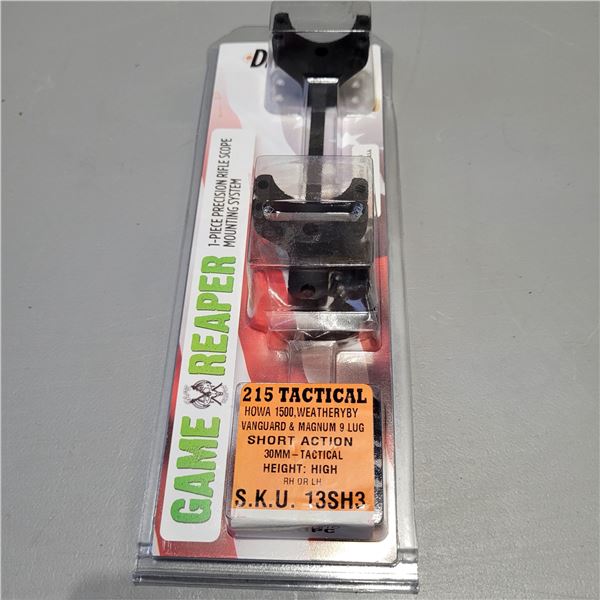 DNZ Game Reaper 1 Piece Scope Base and 30mm Tactical Rings for Howa 1500, Weatherby Vanguard