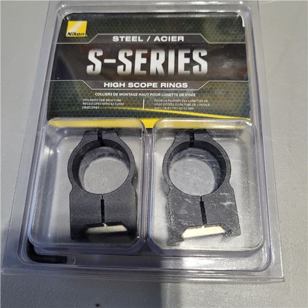 Nikon S-Series High 1 inch Scope Rings