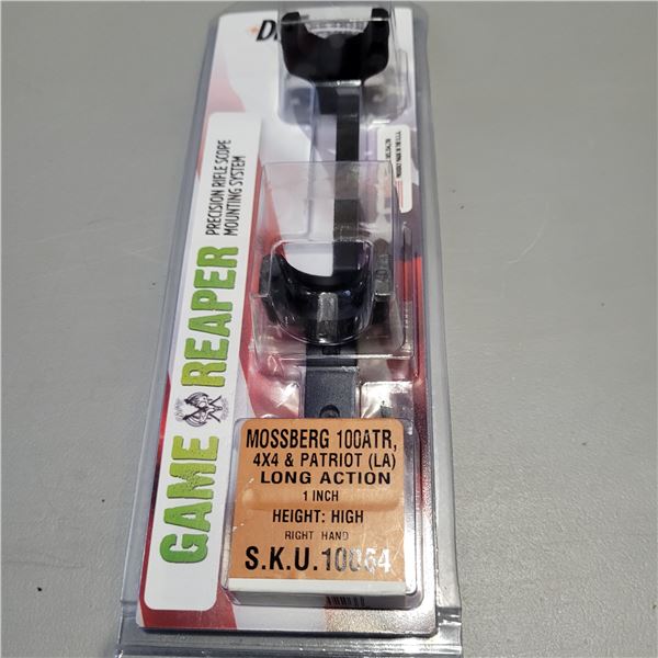 DNZ Game Reaper 1 Peice Scope Base and 30mm Rings for Mossberg 100ATR, 4X4 and Patriot LA