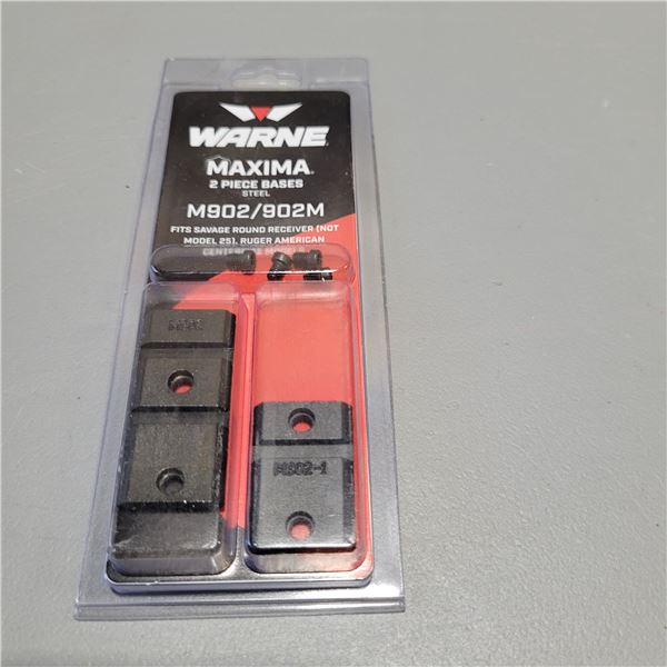 Warne Maxima Series Bases for Savage , Ruger