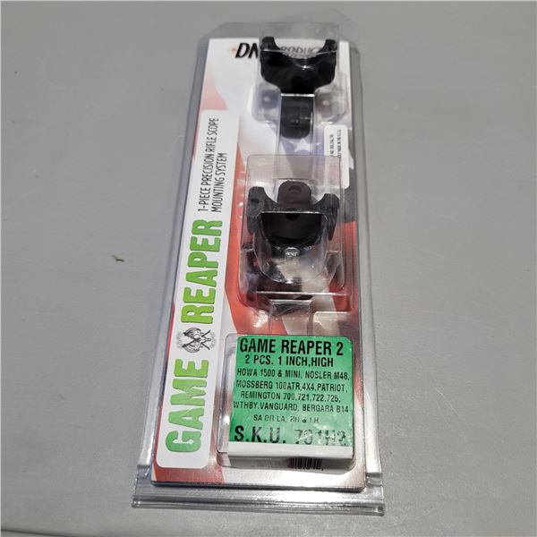 DNZ Game Reaper 2 Piece  Scope Bases and 1 inch Rings