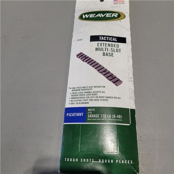 Weaver 1 Piece Bases For savage 110 LA (8-40)