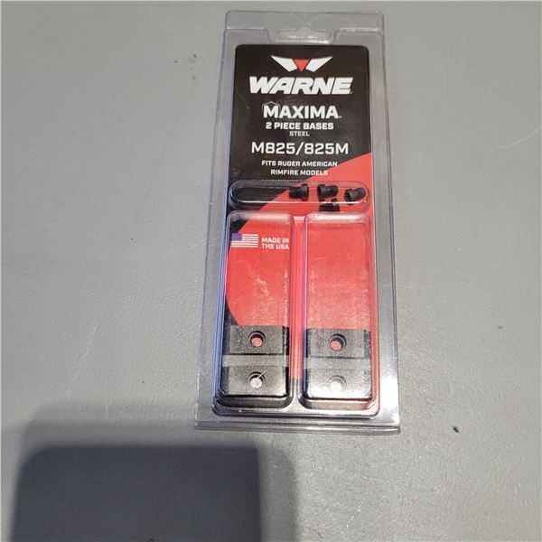 Warne Maxima series 2 Piece Bases for Ruger American Rimfire Rifles