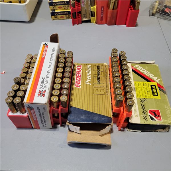 Assorted 7mm Remington Magnum RELOADED Ammunition