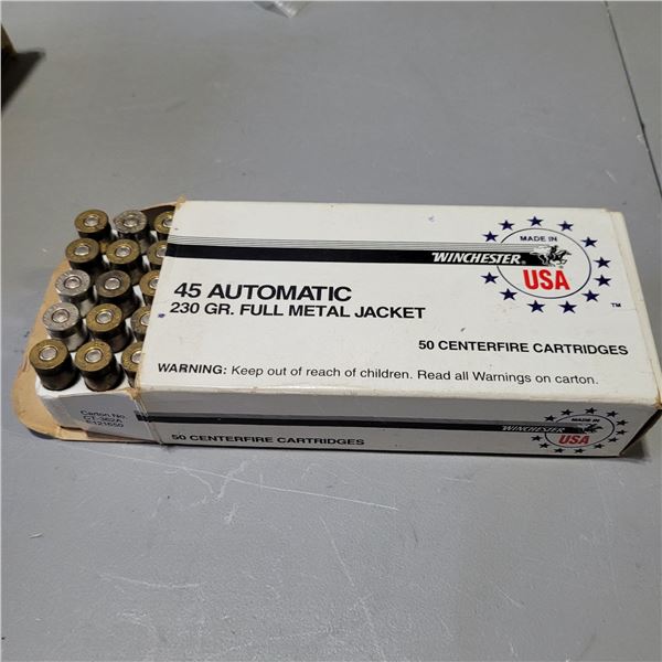 45 Automatic RELOADED Ammunition