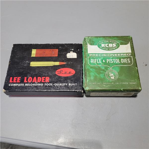 RCBS 6mm Remington Dies and 44 Mag Lee Loader