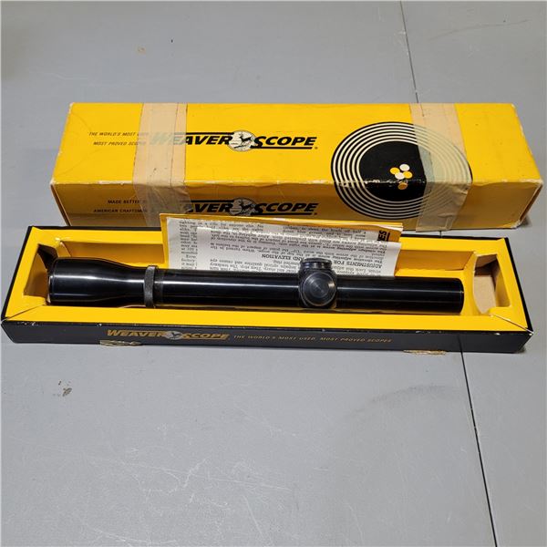 Weaver K3 Scope Model 60-B with Command Post Reticle