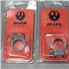 Image 1 : New set of Set of Ruger 1" Rings Silver
