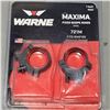 Image 1 : Warne Maxima 721 1" scope Rings for .22