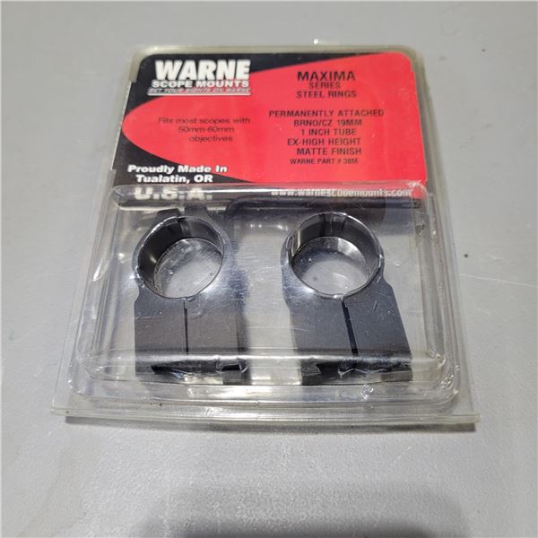New Warne Maxima 1" scope Rings for Brno 19mm