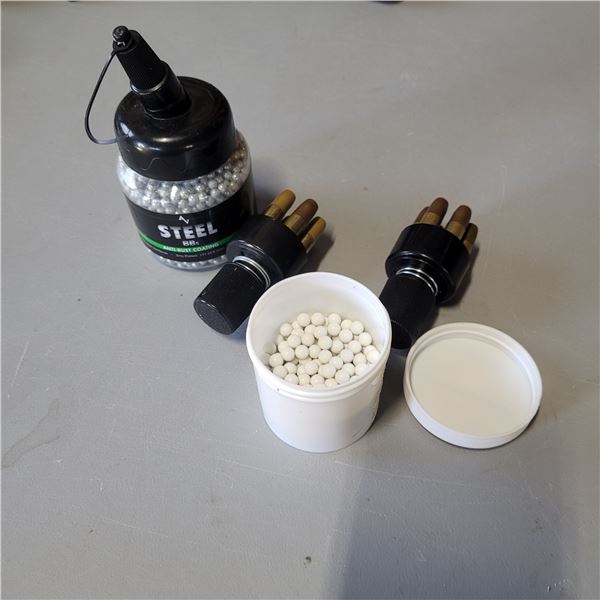 Assortment Lot of BBs and Loaders