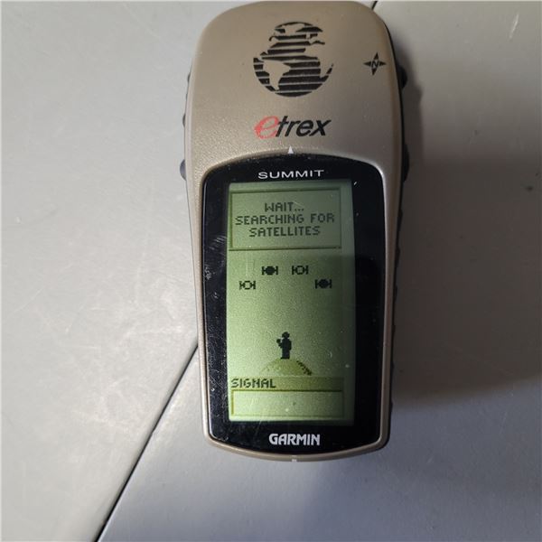 Garmin Summit Etrek Sattelite Tracker