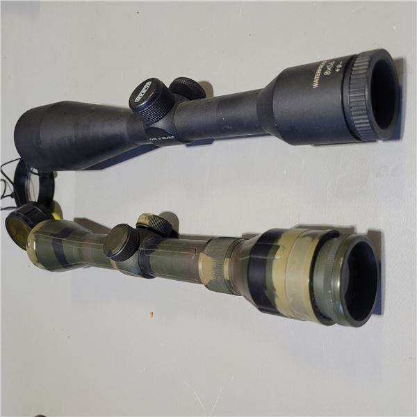 Albar 8x56 Scope and a Unknown Rubber Coated Scope