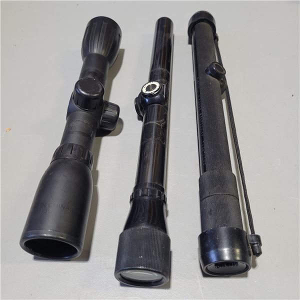 Bushnell 4X ScopeChief .22 Scope, Weaver D4 Scope and a BSA Scope