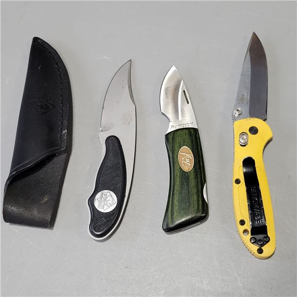 Lot of 3 Knives Benchmade & Katz