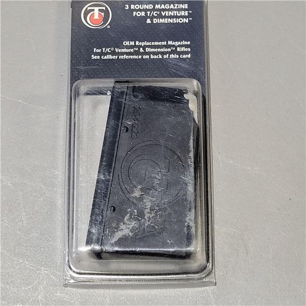 1 Thompson Center 3 Round Magazine for Venture and Dimension Rifles 204 Ruger and 223 rem.