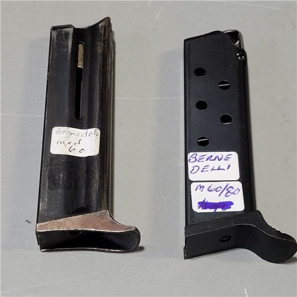 2 Bernedelli Mod 60 and 80 Magazines