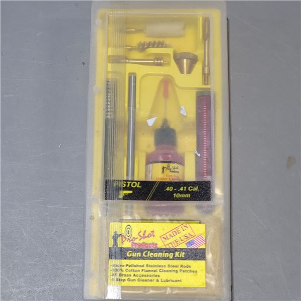 Pro Shot Gun Cleaning Kit for .40-.41 10mm Pistol calibers