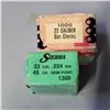Image 1 : 22 Cal Hornady Gas Checks and 22 Cal 45gr Sierra Bullets