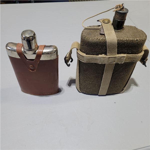 WWII Canteen and Flask