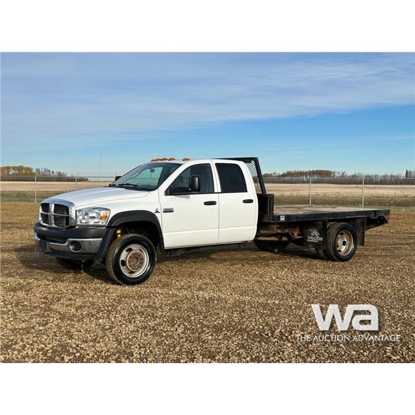 2008 STERLING BULLET 5500HD CREWCAB DUALLY FLATBED