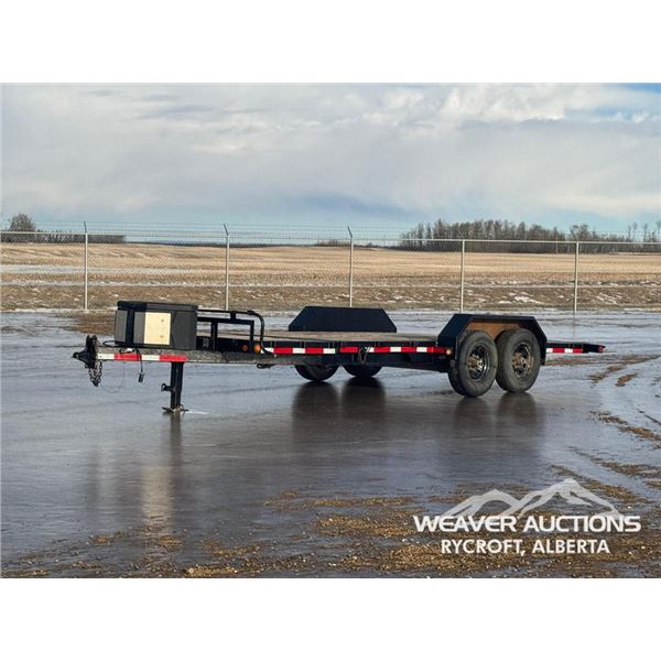 2008 LOAD TRAIL T/A 22 FT. TILT DECK TRAILER
