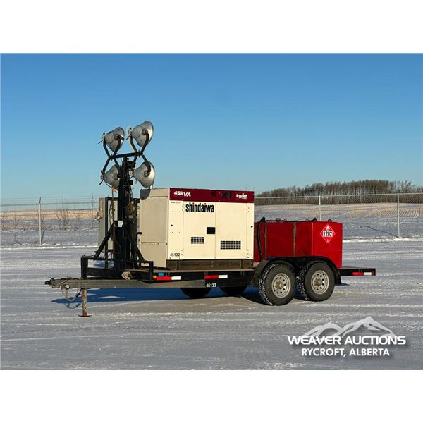 2015 OASIS 16 FT. T/A 45 KVA LIGHT TOWER/GENERATOR